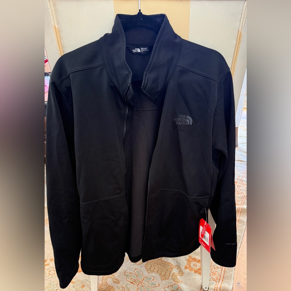 The North Face Men’s Apex Zip-Up Jacket. Black Large. NWT.
